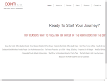 Tablet Screenshot of contiandco.com